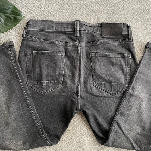 [SOLD] ALLSAINTS Cigarette Jeans - Black - Size 31 - Picture 2 of 11